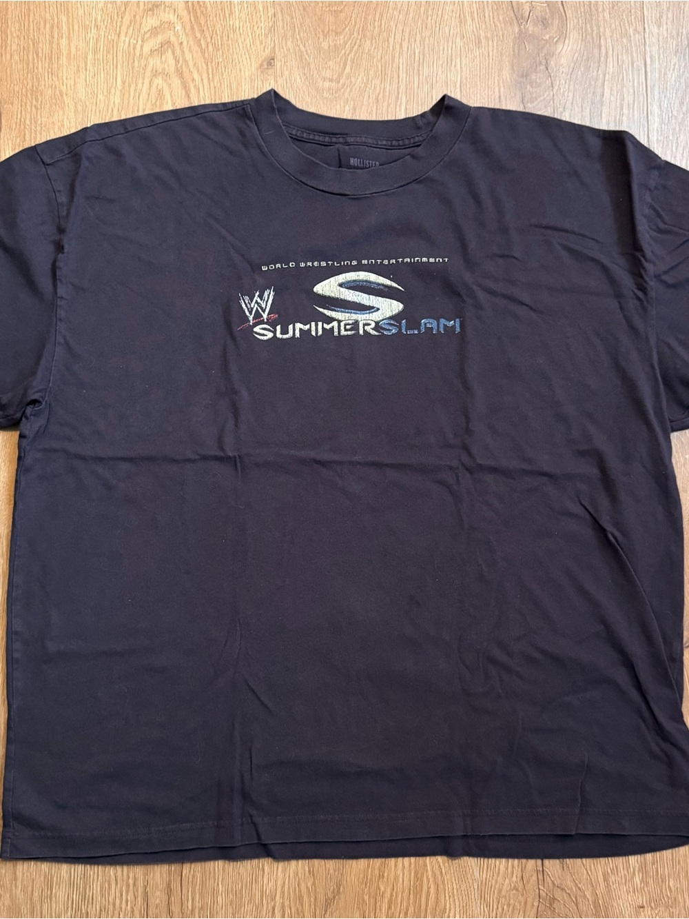 Hollister Black WWE Summerslam Graphic Tee